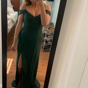 Green formal dress